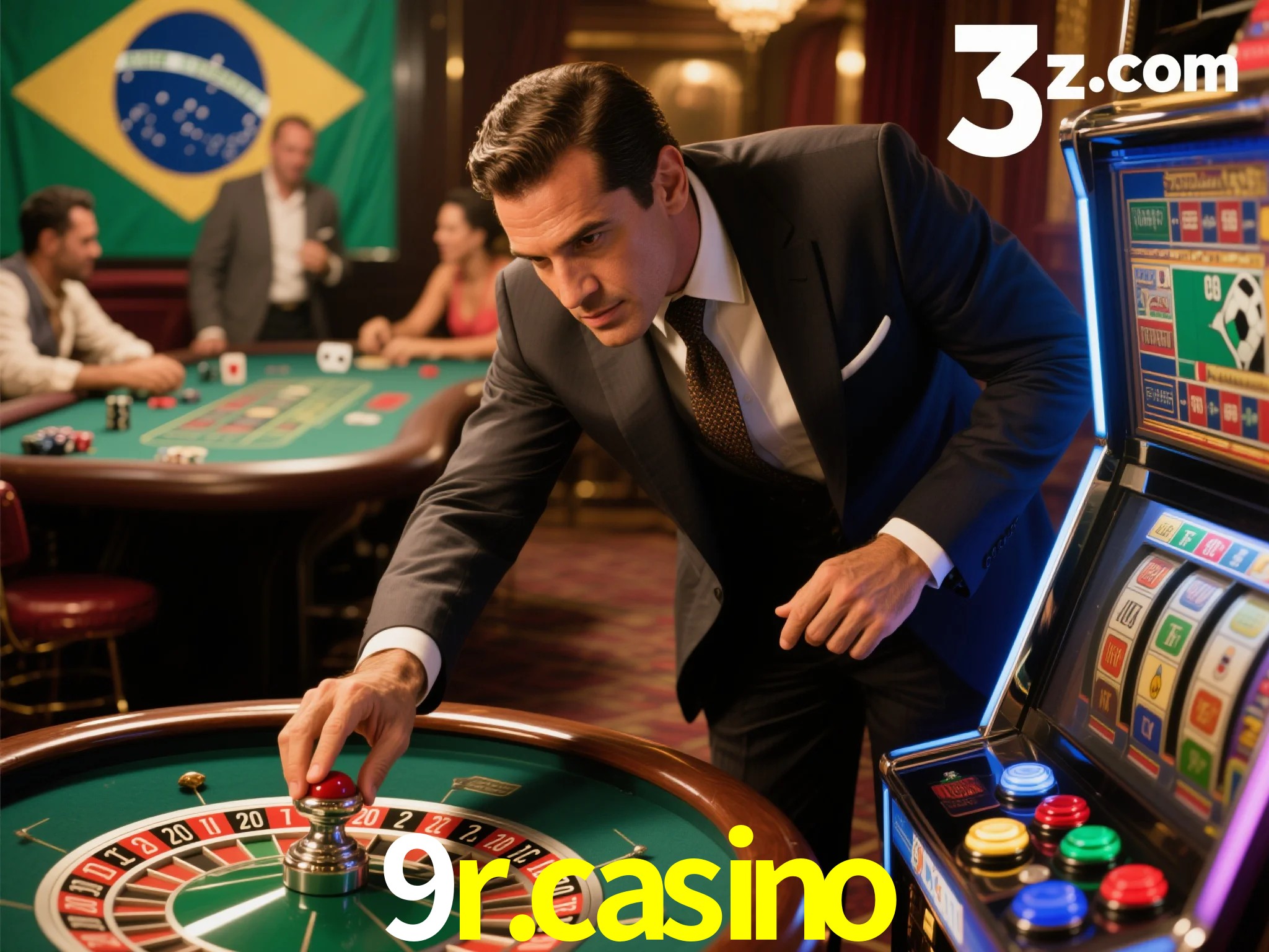 Depositar dinheiro para jogar jogos de cassino.
